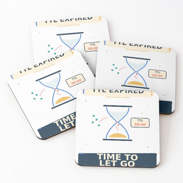 Item preview, TTL Expired Time to Let Go - Funny Network Engineer Design designed and sold by Ink and Wink.