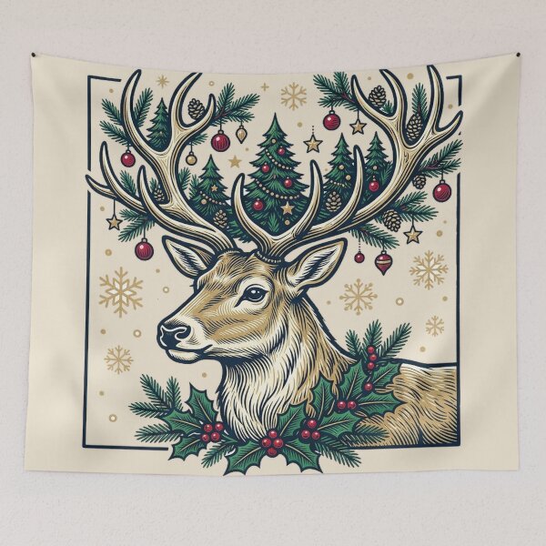 Item preview, A Christmas Forest in the Antlers designed and sold by ELmestka.
