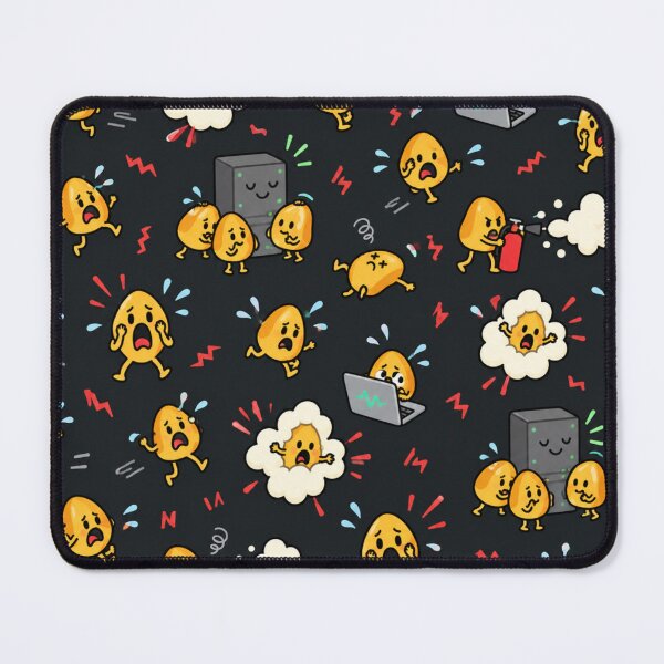 Item preview, Kernel Panic Funny Linux Pattern | Popcorn Kernels Panicking, Fainting and Popping Under Pressure designed and sold by DebugLab.