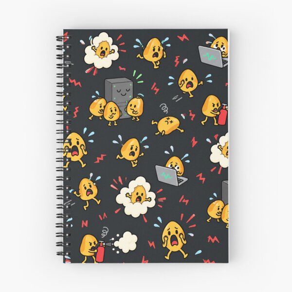 Item preview, Kernel Panic Funny Linux Pattern | Popcorn Kernels Panicking, Fainting and Popping Under Pressure designed and sold by DebugLab.