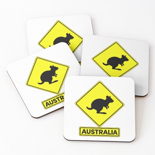 Item preview, Australia Quokka Crossing Road Sign – Australian Wildlife designed and sold by NewNomads.