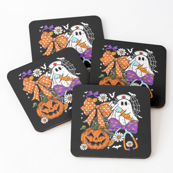 Item preview, Halloween Nurse Ghost with Syringe and Bows designed and sold by GenioFin.