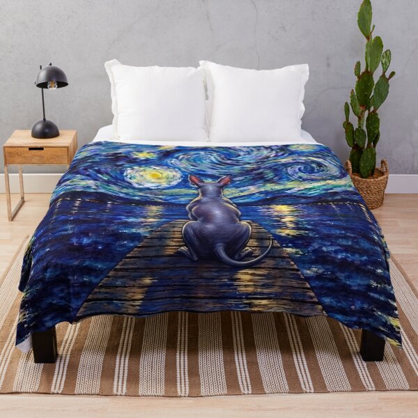 Item preview, Funny Xoloitzcuintli Xolo Starry Night Painting Bridge Star Mom Dad Kids designed and sold by FurryHavenPH.