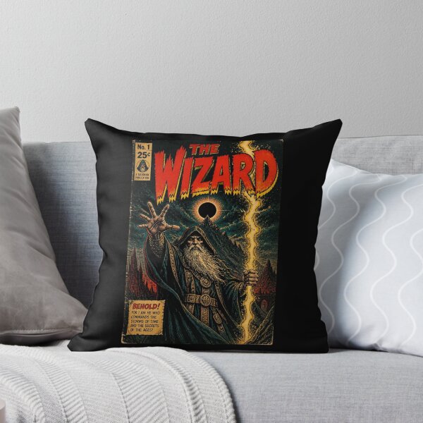 Item preview, The Wizard - Arcane Power Retro Comic Cover | TTRPG Fantasy designed and sold by Dice_Goblin_Studio.