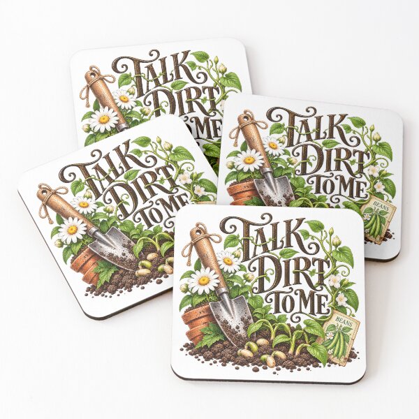 Item preview, Talk Dirt to Me Funny Gardening Design designed and sold by J-CCreations.