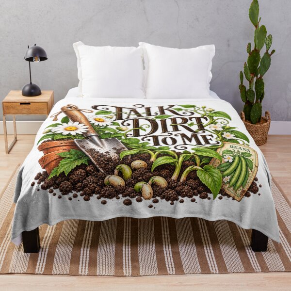 Item preview, Talk Dirt to Me Funny Gardening Design designed and sold by J-CCreations.