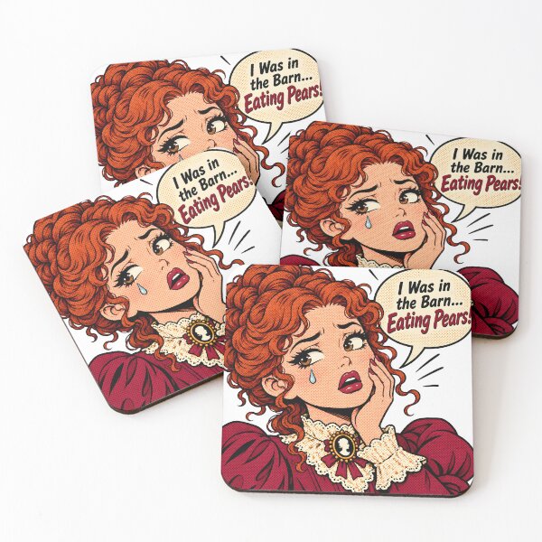 Item preview, I Was in the Barn Eating Pears - Lizzie Borden Pop Art Comic designed and sold by naatala.