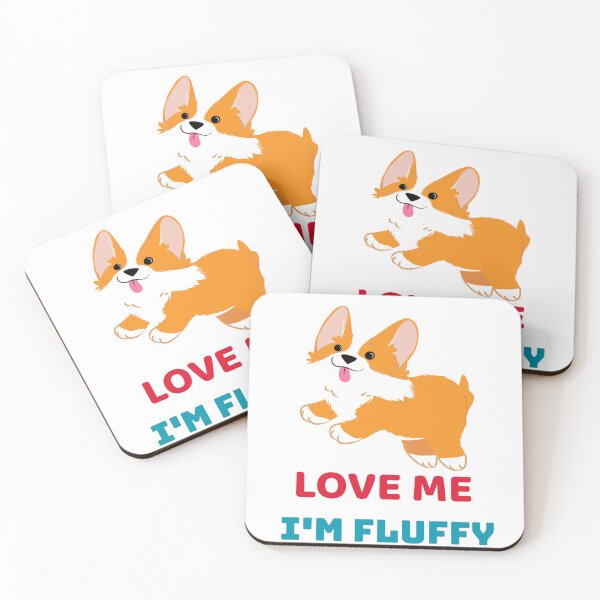 Item preview, Love Me I'm Fluffy Cute Corgi Dog Lover Gift designed and sold by AZABSTORE.