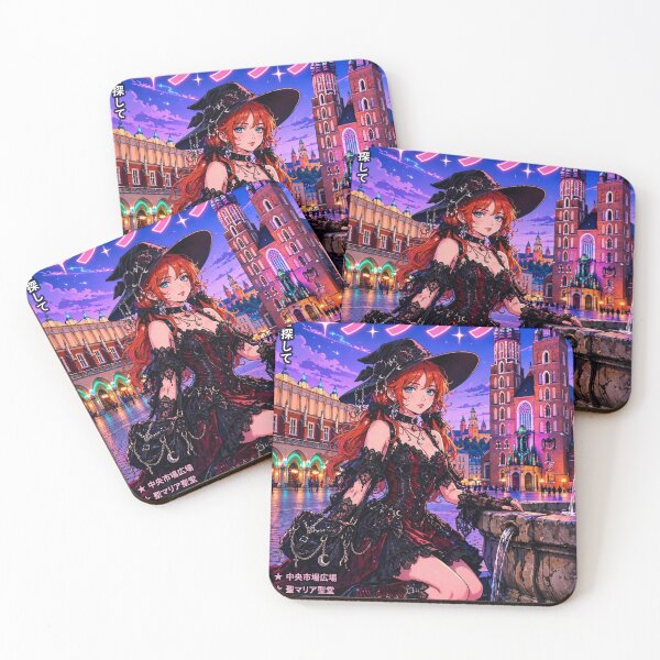 Item preview, Kraków, Poland — The Red-Haired Witch of the Ancient Square designed and sold by DibujandoPorfa.