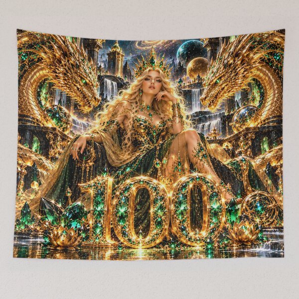 Item preview, 100th Masterpiece – Golden Dragon Empress designed and sold by PurvaNimfaMagic.