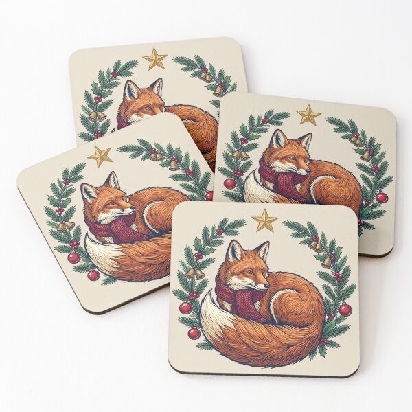 Item preview, A Fox Finds Its Christmas Corner designed and sold by ELmestka.
