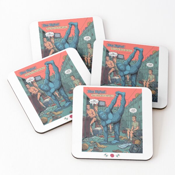 Item preview, Bigfoot Gym Yoga Half-Moon Pose - Funny Locker Room Sasquatch Art designed and sold by Whimsy Trail Co.