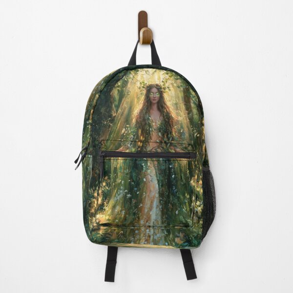 Item preview, A beautiful Dryad emerging gracefully from the trunk of an ancient oak tree within an enchanted forest bursting with life, Fantasy & Mythological Creatures designed and sold by CDC40.