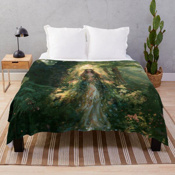 Item preview, A beautiful Dryad emerging gracefully from the trunk of an ancient oak tree within an enchanted forest bursting with life, Fantasy & Mythological Creatures designed and sold by CDC40.