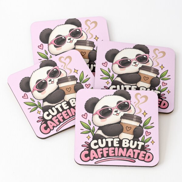Item preview, Panda: cute but caffeinated designed and sold by BiaSMartins.