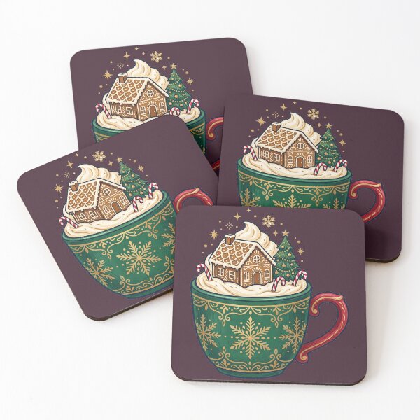Item preview, A Gingerbread House Above the Cocoa designed and sold by ELmestka.