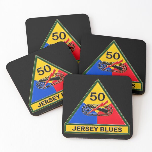 Item preview, Army - 50th Armored Division - Jersey Blues wo txt - 3D - Enhanced designed and sold by Military Insignia Products.