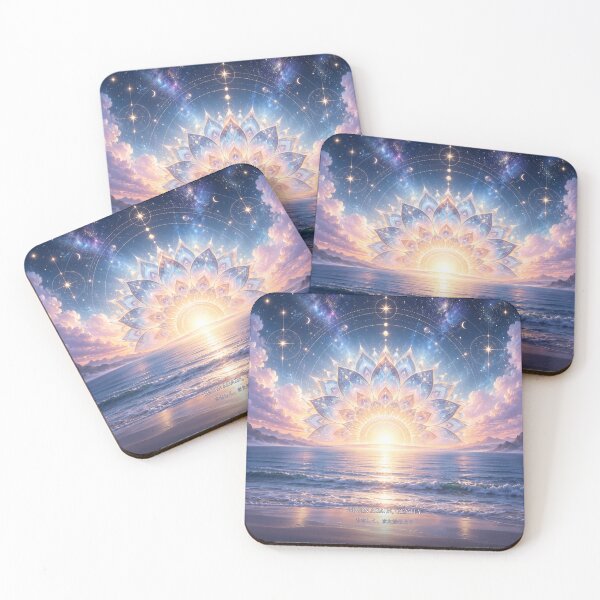 Item preview, Begin Again, Gently — Sunrise Mandala designed and sold by Satsuki Juillerat | Spiritual Universe.