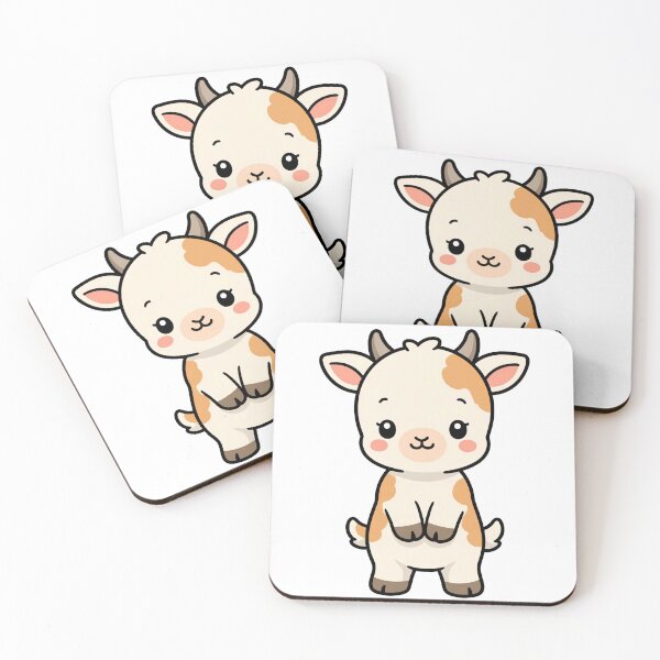 Item preview, The cute little goat stood shyly. designed and sold by THITIMON2527.