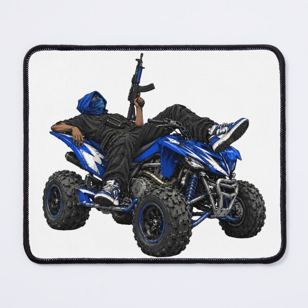 Item preview, BLUE QUAD OUTLAW designed and sold by MonoStyle.