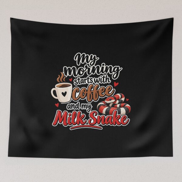 Item preview, My morning starts with coffee and my Milk Snake designed and sold by RBBeachDesigns.