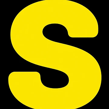 Artwork thumbnail, Bold Yellow S Symbol by ROUX-ART