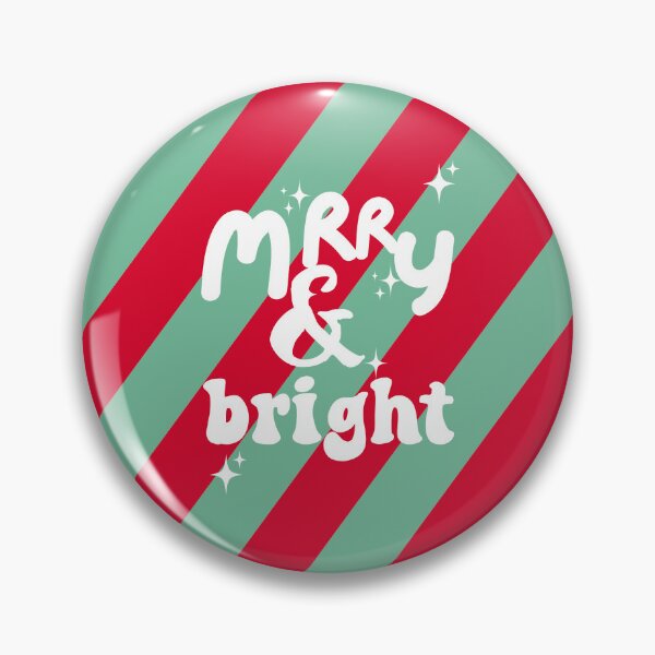 Item preview, Merry & Bright | Red and Mint Green Christmas Typography designed and sold by Magic Love Art Print.