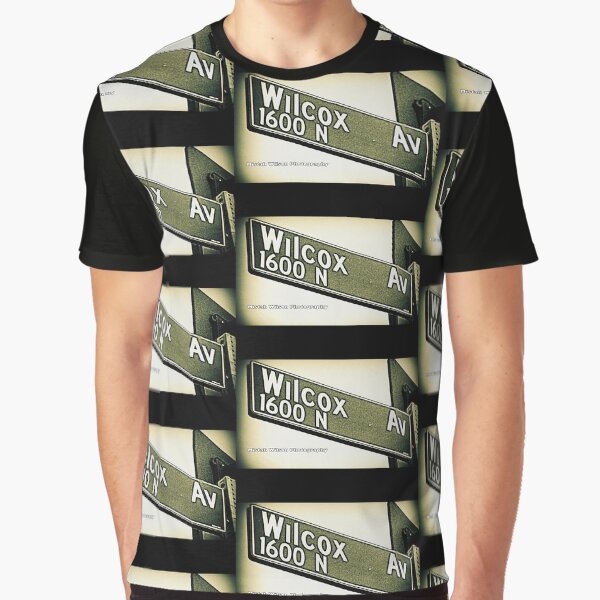 Wilcox Avenue1 Hollywood CA by Mistah Wilson Photography Graphic T-Shirt
