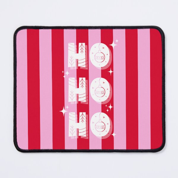 Item preview, Ho Ho Ho, Merry Christmas, Christmas, Holiday Season, Pink and Red designed and sold by Magic Love Art Print.