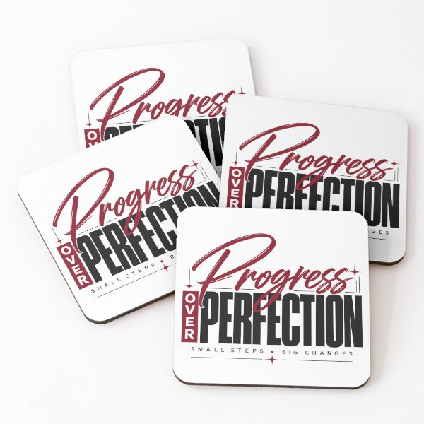 Item preview, Progress Over Perfection – Motivational Streetwear Typography designed and sold by Epic Wear Store.