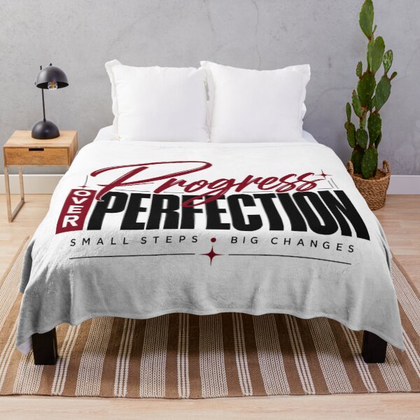 Item preview, Progress Over Perfection – Motivational Streetwear Typography designed and sold by Epic Wear Store.
