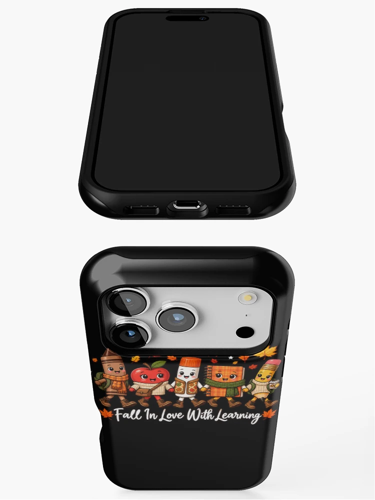 Thumbnail 3 of 4, iPhone Case, Fall In Love With Learning designed and sold by ROUX-ART.