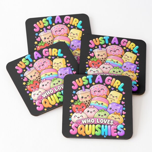 Item preview, Just a Girl Who Loves Squishies designed and sold by ROUX-ART.