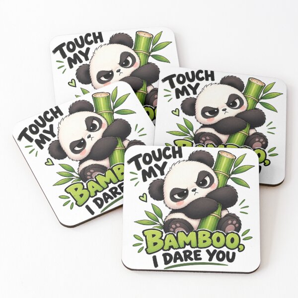Item preview, Panda: touch my bamboo, i dare you designed and sold by BiaSMartins.