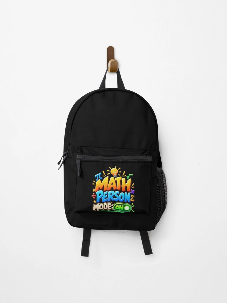 Thumbnail 1 of 3, Backpack, How to Be a Math Person Math Design designed and sold by DarkRelicStudio.