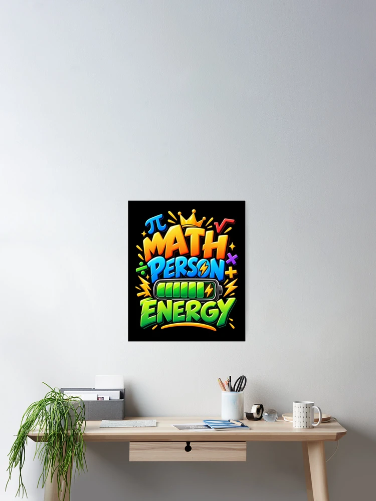 Thumbnail 2 of 3, Poster, How to Be a Math Person Math Design designed and sold by DarkRelicStudio.