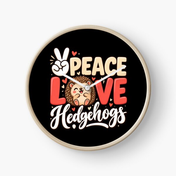Item preview, Peace Love Hedgehogs designed and sold by ROUX-ART.