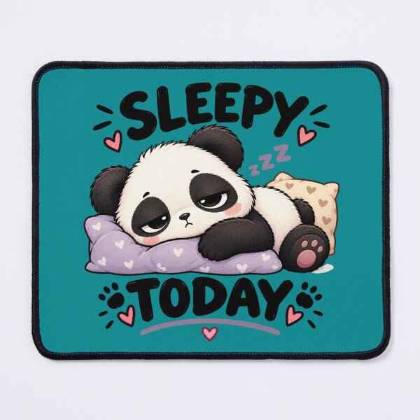Item preview, Panda: sleepy today designed and sold by BiaSMartins.