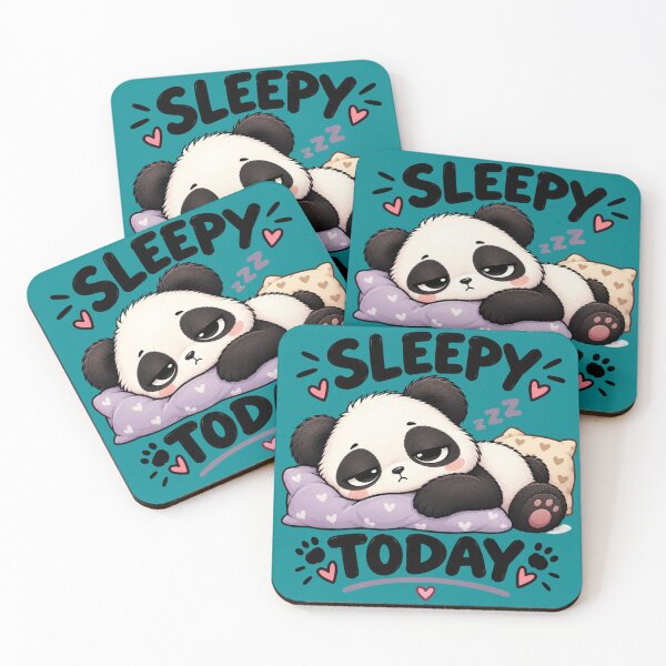 Item preview, Panda: sleepy today designed and sold by BiaSMartins.