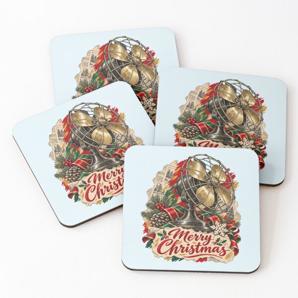 Item preview, Fan stopped amidst Christmas streamers and printed news designed and sold by TaruHonu.