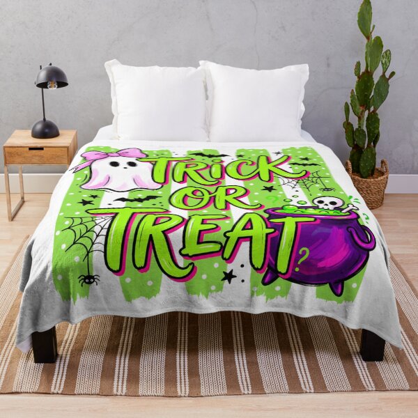 Item preview, Neon Halloween Lettering with Ghost and Cauldron designed and sold by hoganpineda.