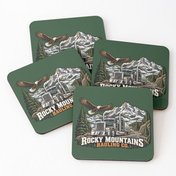 Item preview, Rocky Mountains Trucker & Flying Eagle designed and sold by NomadForge.