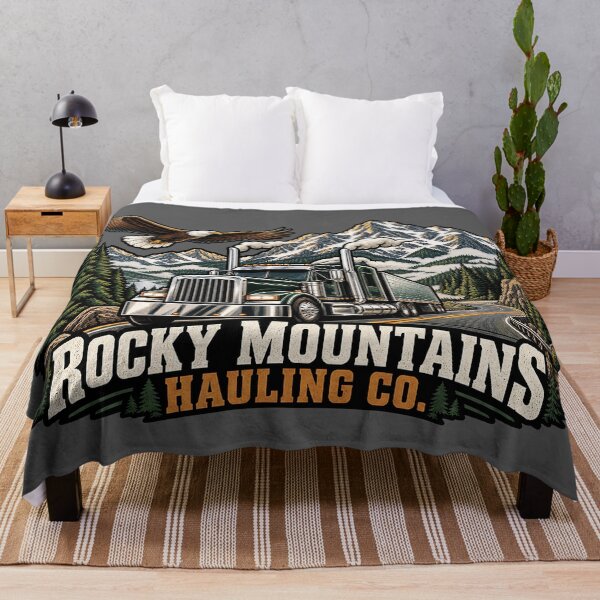Item preview, Rocky Mountains Trucker & Flying Eagle designed and sold by NomadForge.