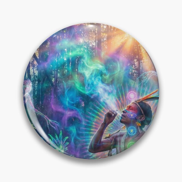 Item preview, The Journey of the Spirit · Sacred Medicine and Spiritual Psychedelic Art designed and sold by RoninGangStudio.