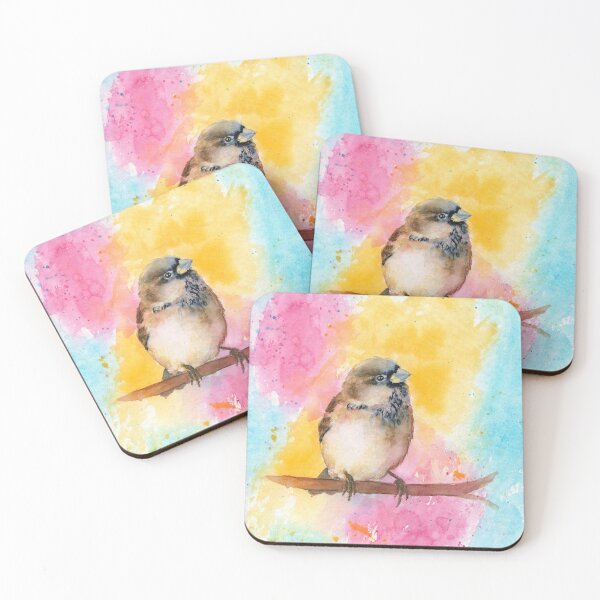 Item preview, Friendly sparrows on a branch, part one designed and sold by KarenKaspar.