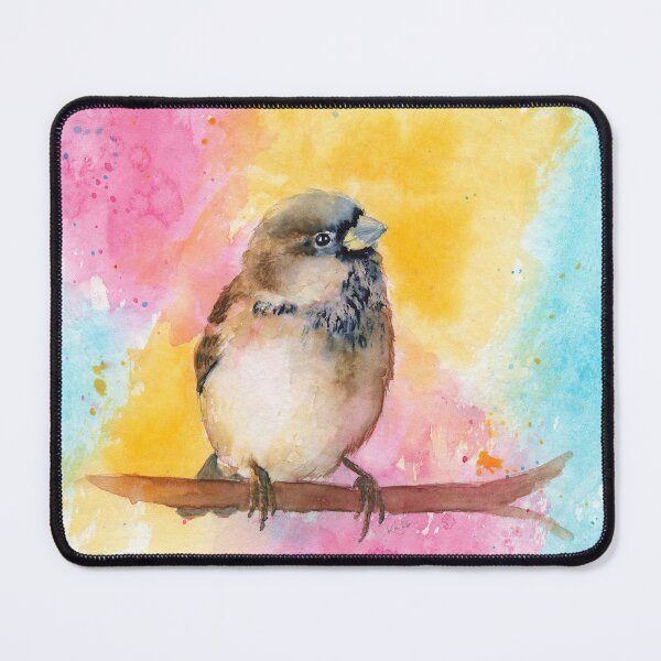 Item preview, Friendly sparrows on a branch, part one designed and sold by KarenKaspar.