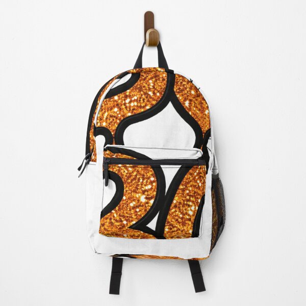 Item preview, Orange Glitter Halloween Lettering with Spiderweb designed and sold by hoganpineda.