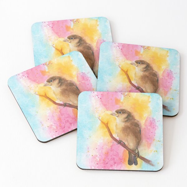 Item preview, Friendly sparrows on a branch, part two designed and sold by KarenKaspar.