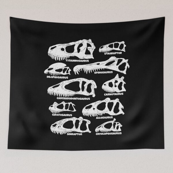 Item preview, Theropods Spinosaurus Tyrannosaurus Carnotaurus designed and sold by NicGrayGraphic.