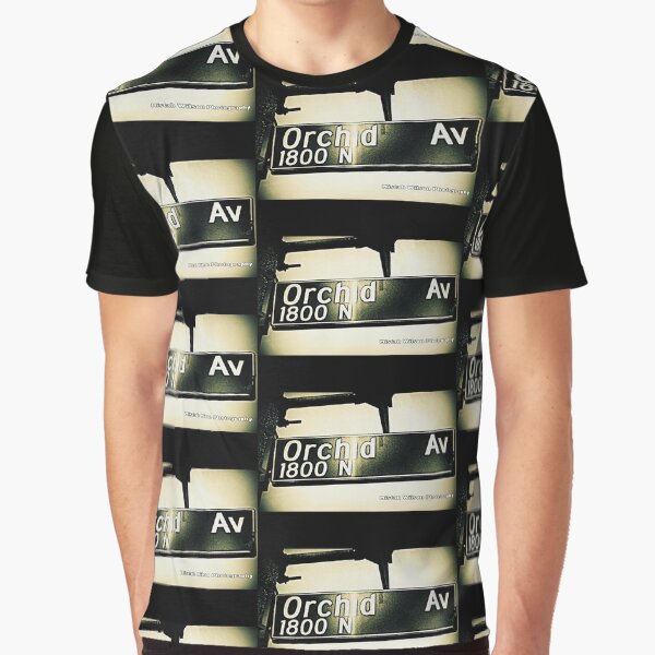 Orchid Avenue2 Hollywood CA by Mistah Wilson Photography Graphic T-Shirt